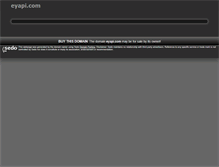 Tablet Screenshot of eyapi.com